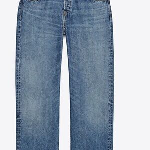 Zara Women's Straight Leg Blue Jeans